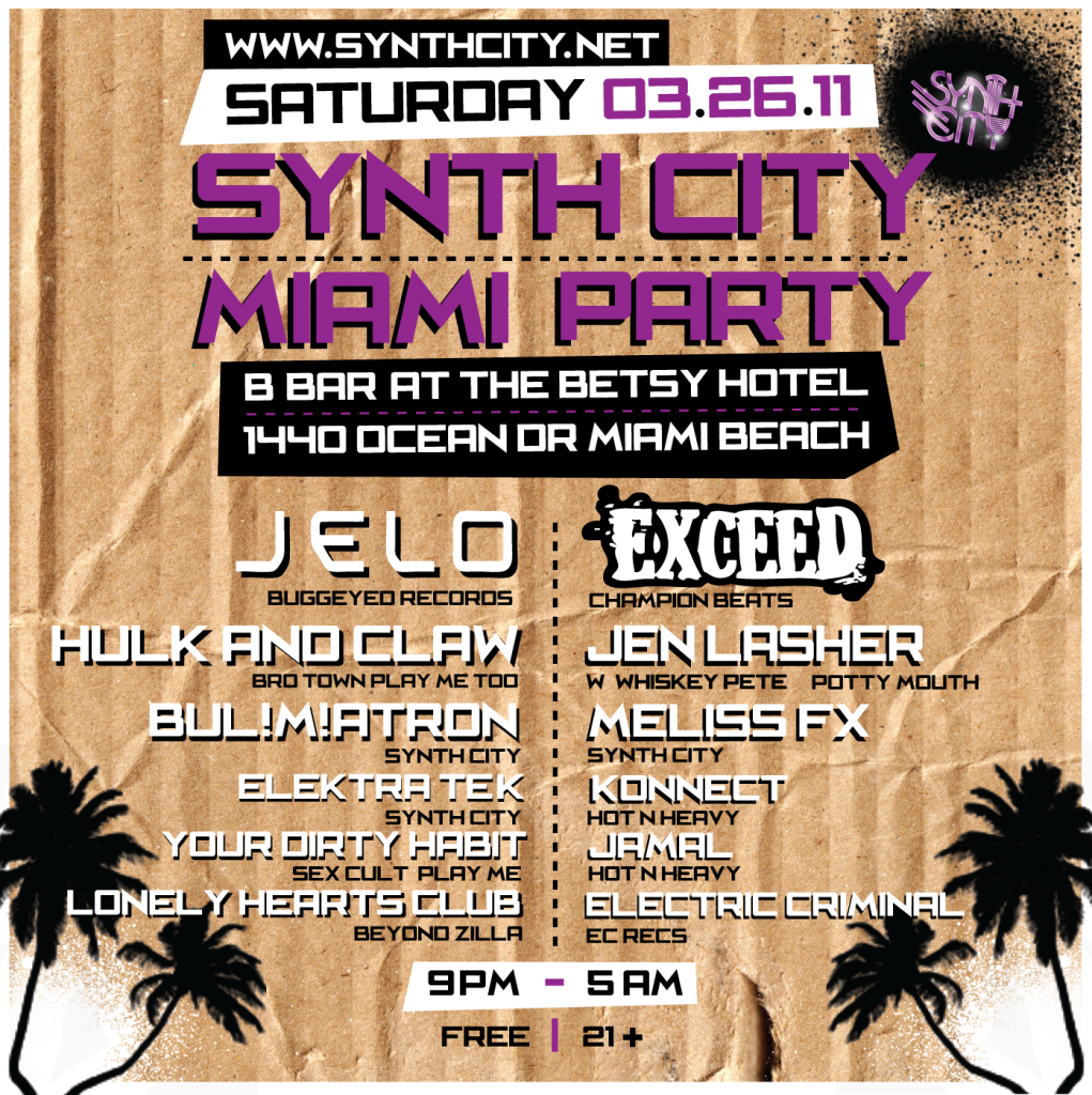 Miami UMF Week Synth City Party